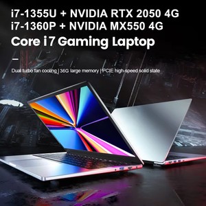 <span class=keywords><strong>Computer</strong></span> portatile per giochi Casual e i7-1355U centrale da lavoro RTX 2050 4G i7-1360P MX550 4G rapporto 16:10 16 pollici Display 1920x1200 IPS