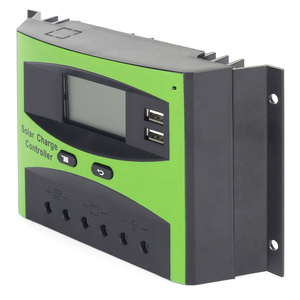 PWM 12V/24V Вольт 10A 20A 30A 40A солнечное зарядное устройство контроллеров power panel pwm зарядное устройство - Product Image 3