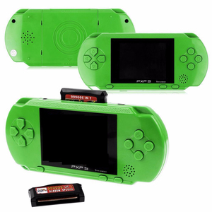 2021PXP3ハンドヘルドゲームコンソール2.6インチ16ビットスリムゲームステーション、2枚の無料ゲームカード付き