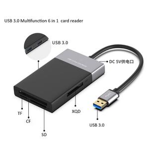 2 X USB 3.0 6合1读卡器适配器，支持XD，包括SD TF CF XQD - Product Image 2