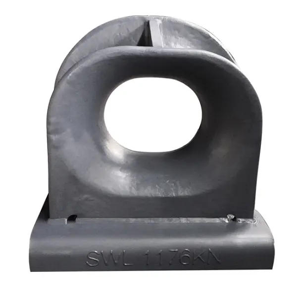 Marine deck high quality steel casting type JIS F 2030-1978 mooring pipes for vessels