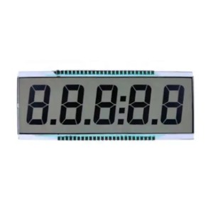 Anpassen von 7 Segmenten 6-stelliges monochromes LCD-Anzeige modul Benutzer definiertes Sieben-Segment-LCD für Leistungs messer