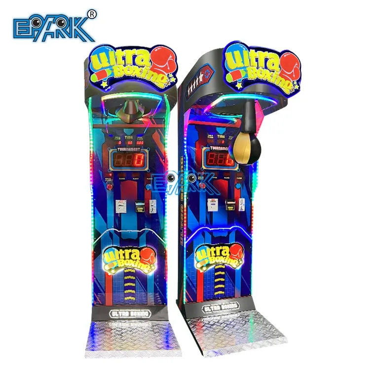 Giochi sportivi per adulti Indoor a gettoni personalizzati Ultimate Big Punch Electronic Boxing Game Machine Redemption Arcade Machine