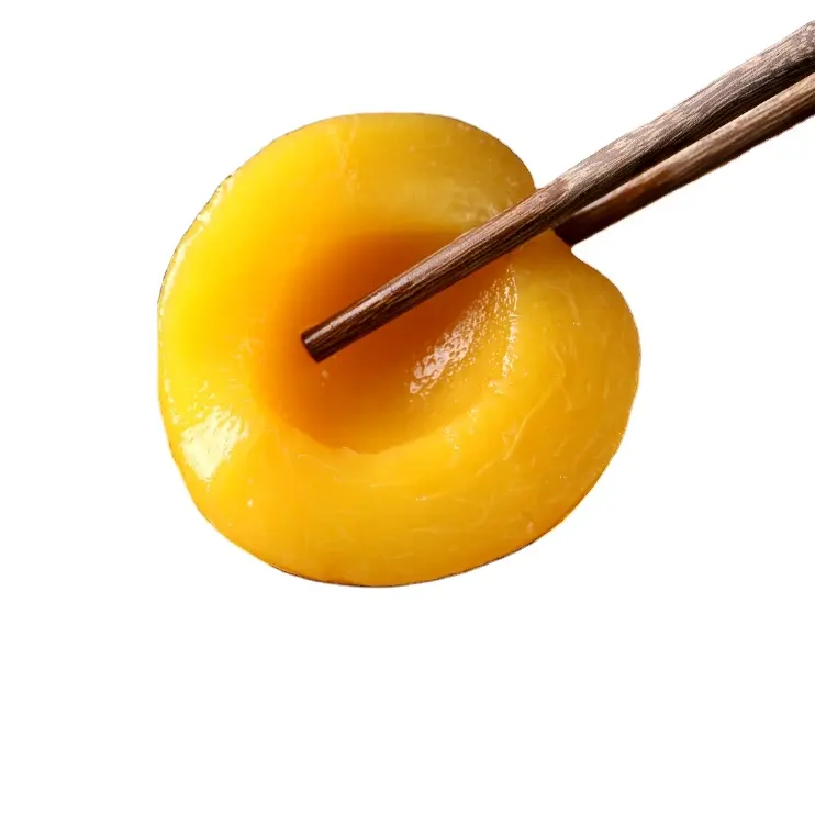Pêssego amarelo no suco enlatado halvas de pêssego/diced/cortado em xarope