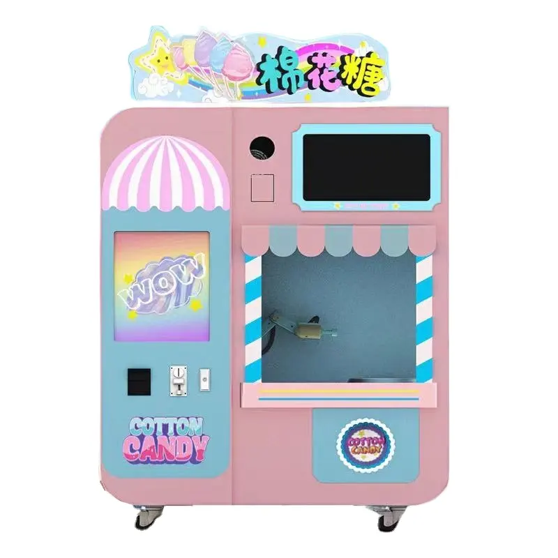 휴대용 솜사탕 메이커 기계 가정 자동 전기 DIY 달콤한 설탕 치실 달콤한 미니 솜사탕 메이커 어린이 선물