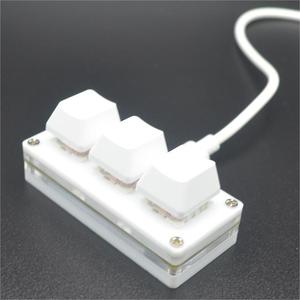 X823 Wired Mini 3-key Keypad <strong>Mechanical</strong> Gaming <strong>Keyboard</strong> 3 Key Rgb <strong>Programming</strong> <strong>Keyboard</strong> for Ios Android - Product Image 1