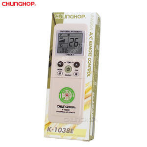 K-1038E CHUNG HOP Schiebe abdeckung versteckte Taste Design OEM ODM Split Klimaanlage Universal Controller AC Fernbedienung - Product Image 6