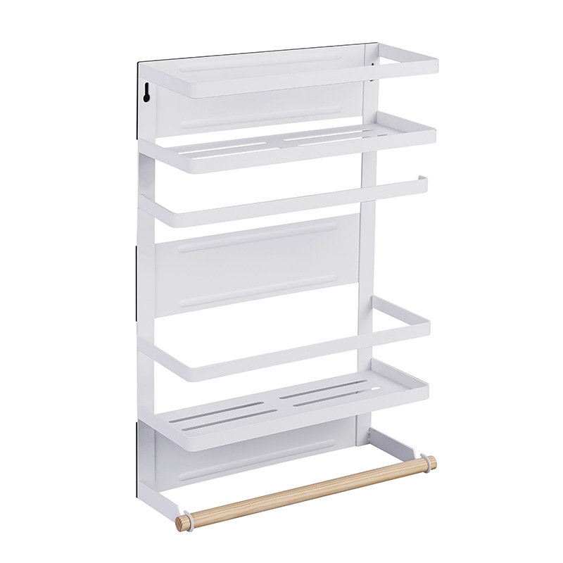 White large refrigerator rack