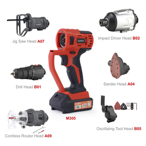 20V All-In-One <strong>Multi</strong> <strong>Function</strong> Cordless <strong>Tool</strong> Combo Kit with Quick Change Connection Power <strong>Tool</strong> Set - Product Image 2