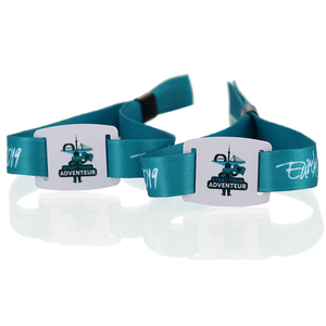 Usa una volta QR Code 13.56MHz NFC RFID Tracking braccialetti orologio da polso in tessuto RFID - Product Image 5