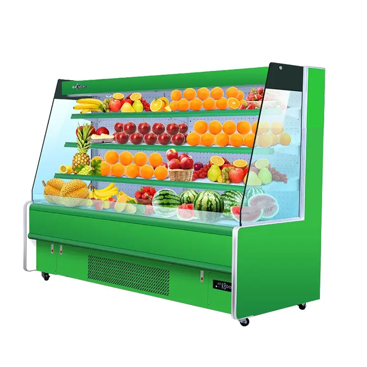 Congelador de fruta de pie, refrigerador comercial usado para negocios, gran oferta