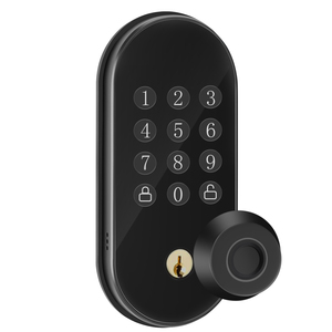 AF09 Cerradura de puerta inteligente con huella dactilar Cerradura de cerrojo Seguridad para el hogar Código de teclado frontal - Product Image 1