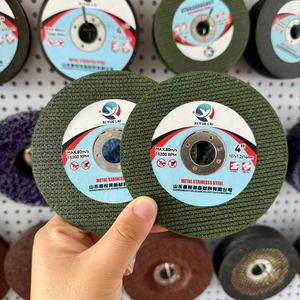 4インチ107mm中硬度研磨金属切削ディスクとホイールスチールロンストーンフィルムバックグラインダーアプリケーション付き - Product Image 4