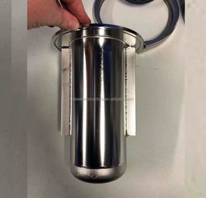 3L不锈钢真空6 "X 12" 冷阱，用于带KF25连接的真空泵