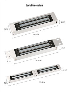 180Kgs 12V या 24V ईएम ताला बिजली चुंबकीय दरवाजा ताले - Product Image 6