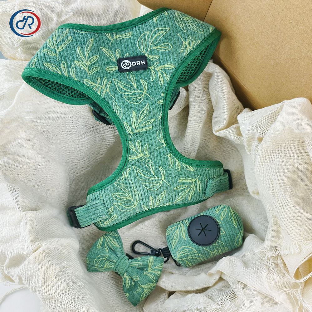 Harnais en velours côtelé