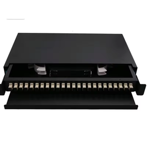 19英寸ODF SC/UPC/APC 12端口LC 24芯光纤配线板机架安装终端盒ODF FTTH SC/FC/ST/LC - Product Image 1