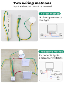 Tuya MINI Wifi Smart Switch 16A Timer di controllo a 2 vie interruttori Wireless Smart Life Automation compatibile con Alexa Google Home - Product Image 3