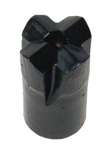 36mm Drill <strong>Bit</strong> 7 Degree Tapered <strong>Chisel</strong> Cross Rock Drill <strong>Bit</strong> for Forging Processing Tool for <strong>Mine</strong> Drilling Rig