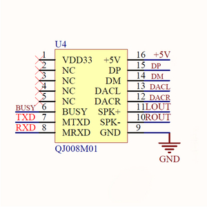 Modulo di riproduzione vocale di riconoscimento del suono attivato seriale 3.3V UART con Micro USB scaricare il tipo di Input DC - Product Image 6