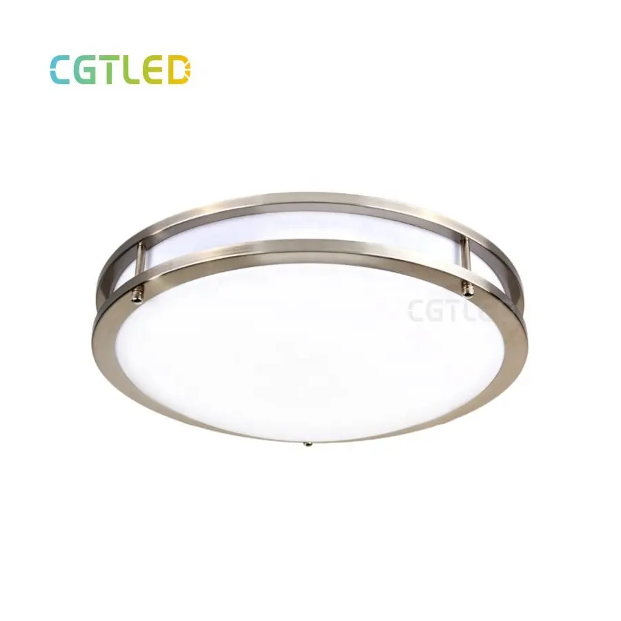 Dimmable Duplo Anel LED Flush Mount Luminária de Teto 10 ''12 polegadas 16 polegadas Luzes do Teto