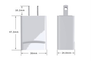 PSE CE 5V/2.1A插头双微USB交流DC旅行充电器电源适配器，适用于华硕Vivobook Go 15.6 - Product Image 6