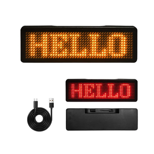 Schermo a LED programmabile a colori con Badge a LED cartellone pubblicitario interno cartellone con scritta a scorrimento messaggio schermo - Product Image 3