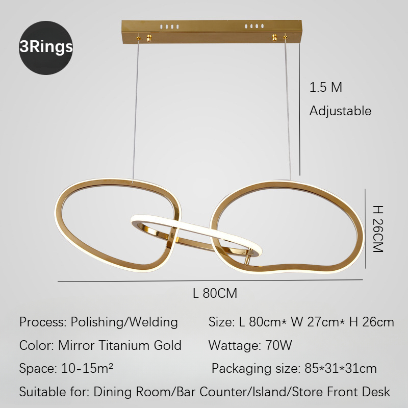 3 Rings 80CM