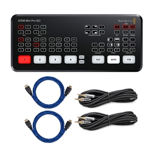 Лучшее качество ATEM Mini Pro ISO Live Stream Switcher многовидовой записи - Product Image 3