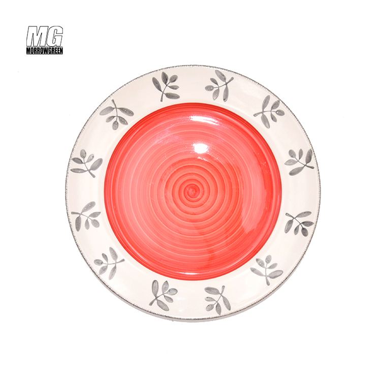 Manufacturer customized unique type pattern ceramic porcelain dinnerware sets without mugs uk