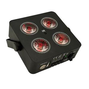 10PC <strong>with</strong> Flight case/4x18w RGBWA UV Wireless <strong>DMX</strong> Par Can up Lights Battery Powered LED Wedding Uplight forParty bar Dj - Product Image 5
