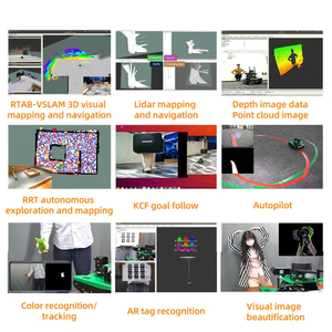 Ros Transbot Robot Lidar derinlik kamera MoveIt 3D haritalama desteklenen ahududu Pi Python programlama Set bilim mühendislik oyuncaklar