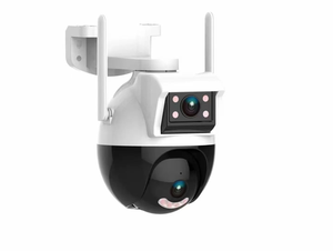 4k双镜头PTZ安全知识产权摄像机5X变焦夜视无线WiFi防水音频运动检测自动跟踪 - Product Image 2