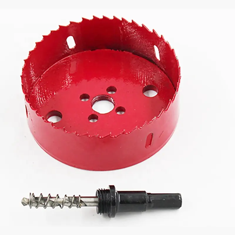 تخصيص حجم الأساسية مثقاب الخشب holesaw و ثنائية المعدن الصلب عالية السرعة رأى ثقب ثنائية المعدن هول فتاحة