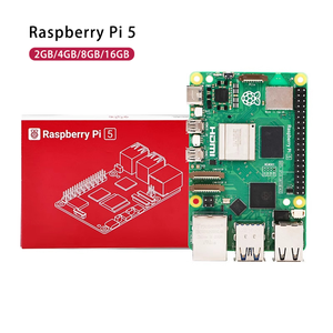 Kit di scheda di sviluppo Raspberry Pi 5B originale con 4GB/8GB modello di alimentazione del Computer Python programmazione e AI Cooler