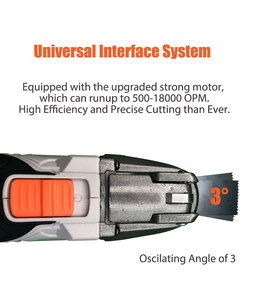 Electric <strong>Oscillating</strong> <strong>Tool</strong> 20V Lithium Battery Cordless <strong>Multi</strong>-<strong>tool</strong> Only Universal Battery Cordless <strong>Multi</strong> <strong>Function</strong> <strong>Tool</strong> - Product Image 4