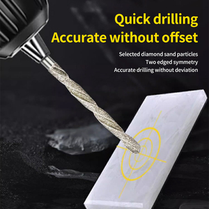 Diamond Coated Parallel Shank Twist Drill Bits Milling <strong>Cutter</strong> for Cnc Machine Tools Drilling Hole Micro for Metal - Product Image 2