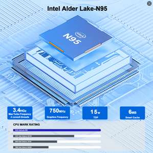 Micro PC Mini <strong>Computer</strong> HSI-N95 Intel Lake N100 with 3*4K UHD Ports Win 11 <strong>Operating</strong> <strong>System</strong> and Big ROM 256GB/512GB Wifi6 Mini PC - Product Image 5