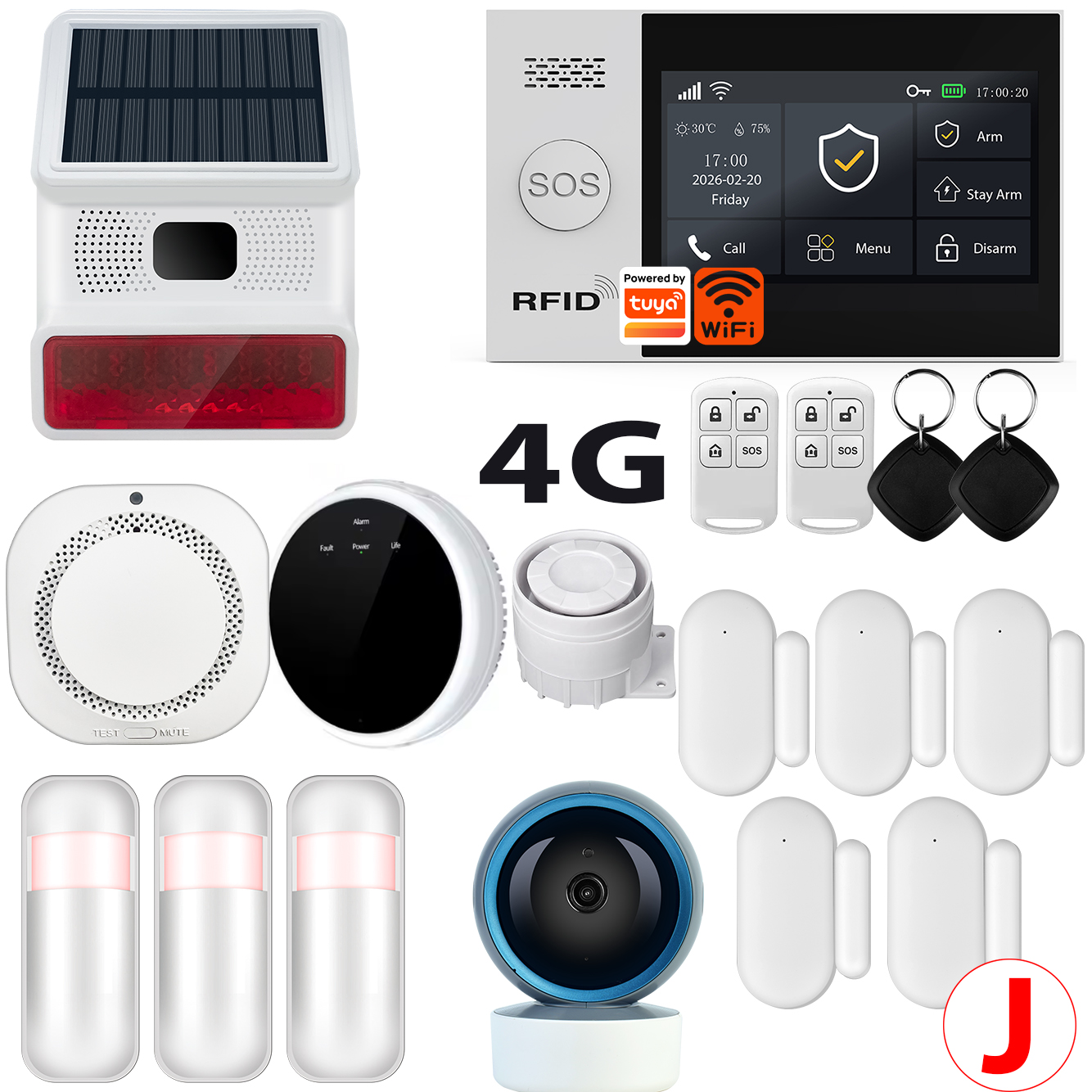 White 4G-107-Set J