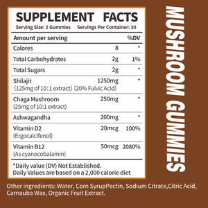 Nhãn hiệu riêng Hữu Cơ nấm Gummies Vegan sư tử bờm nấm não bổ sung hàng ngày đa nấm Gummies - Product Image 6