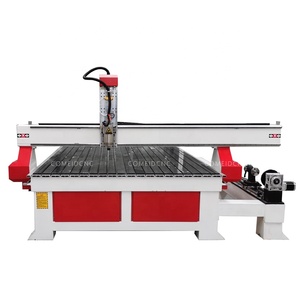 High Repurchase Rate 4 Axis <strong>Cnc</strong> <strong>Router</strong> <strong>with</strong> <strong>Rotary</strong> Device for Column Engraving - Product Image 1