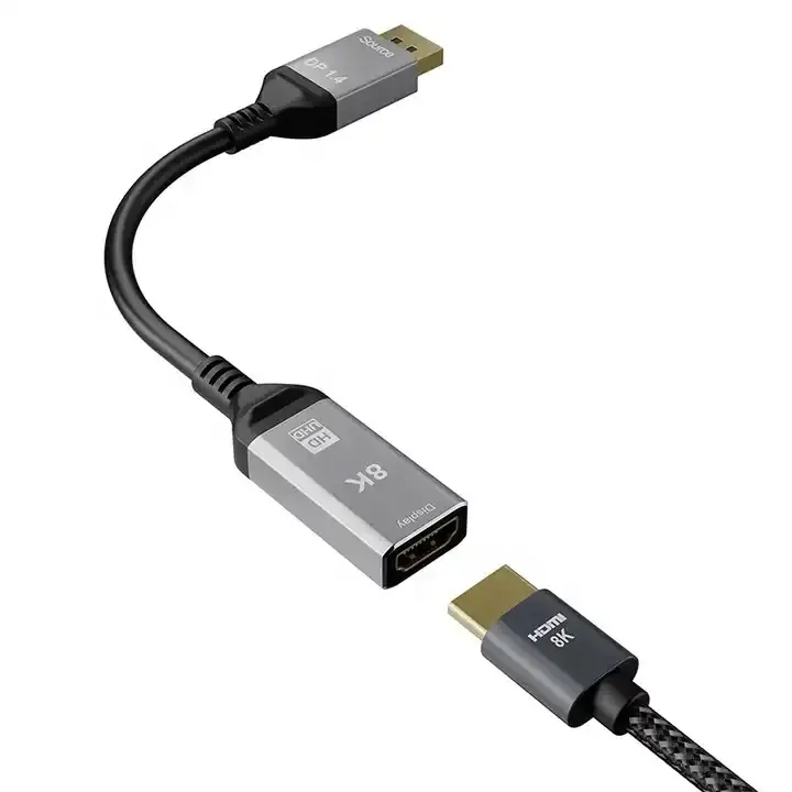 2.0V HDMI 4K @ 60Hz 1080p @ 240Hz máy tính xách tay HD Adapter Cáp