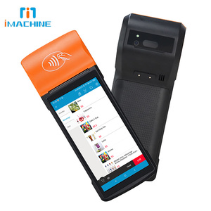 IMACHNE Android 13,0 Terminal de sistema POS de mano móvil WiFi/NFC/conectividad USB pantalla táctil con máquina de pago de impresora - Product Image 2