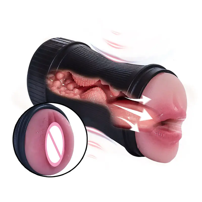 BC Silikon Tasche Muschi Erwachsene realistische Lippen Masturbation Vagina Sexspielzeug für Mann Masturbation Maschine Männer Masturbation Tasse