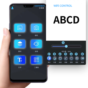 迷你DIY便携式手机wifi控制家用全自动迷你小激光雕刻打标雕刻雕刻机切割机 - Product Image 2
