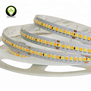 DC24V คู่สีขาว CCT 2700-6500K สายไฟ LED แบบปรับได้192 LED/m พร้อมรีโมทคอนโทรล USB เชื่อมต่อ IP20ตัวเครื่องทองแดง - Product Image 1