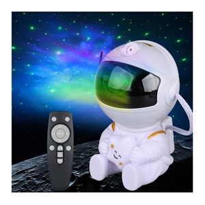 宇宙飛行士用LEDスタープロジェクター8モードリモート調整可能ギャラクシーライト天井タイマーABSランプボディ - Product Image 1