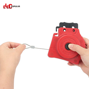 2025 Elecpopular 1.5mm*1.8m Portable Automatic Retractable Stainless Steel Cable Lockout <strong>Key</strong> Unlock Way <strong>Unusual</strong> Installations - Product Image 5