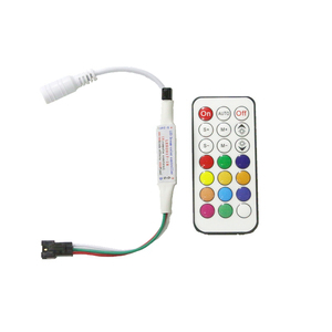 Мини 21 ключ Инфракрасный беспроводной RGB светодиодные полосы света пульт дистанционного управления для WS2811 WS2812B Светодиодные полосы света DC 5-24V - Product Image 2