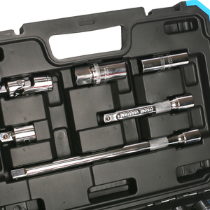 FIXTEC 32pcs 1/2 ”电动扳手CRV扭矩套筒扳手工具组专业箱式手动工具 - Product Image 4
